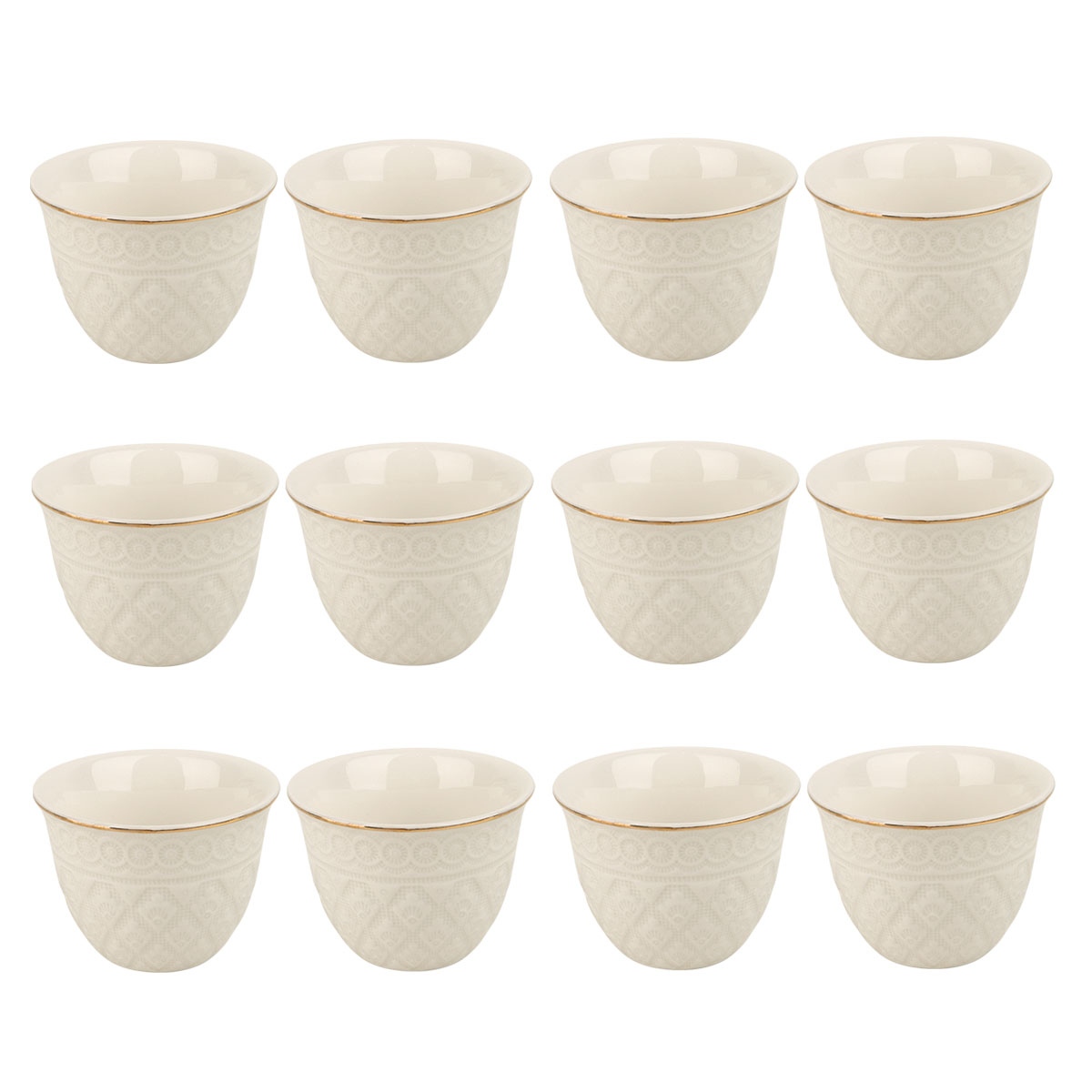 Ceramic Cawa Cup 12 Pieces