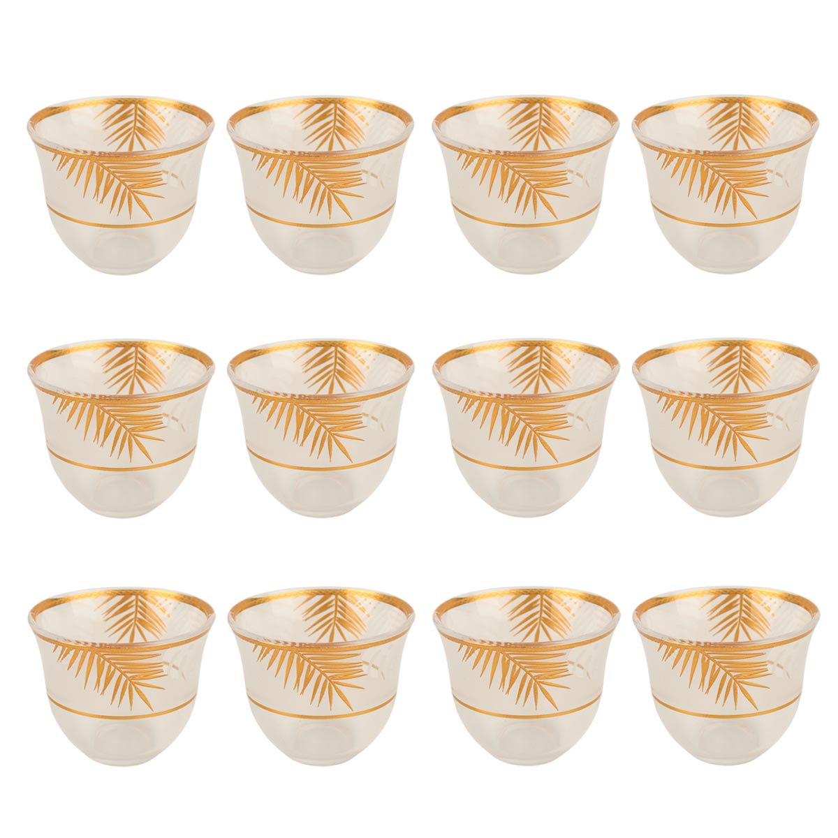 Glass Cawa Cup 12 Pieces