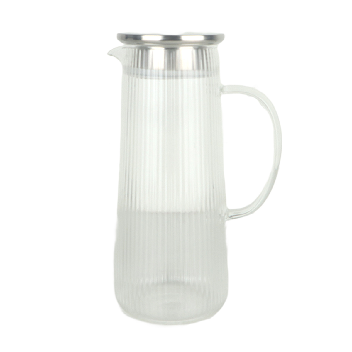 Glass Water Jug With Lid 1.3L