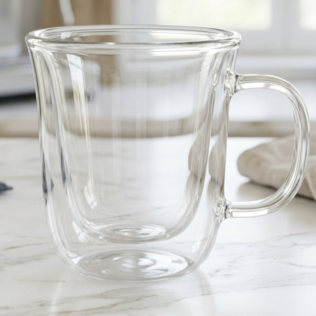 Double-Walled Glass Mug