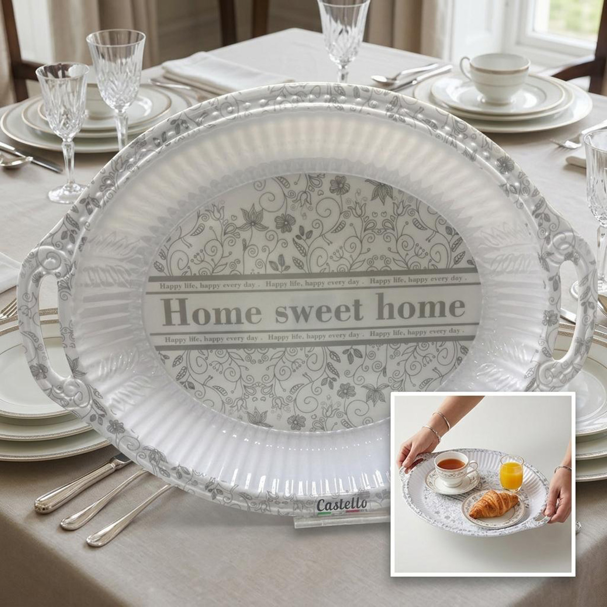 Oval Melamine Platter