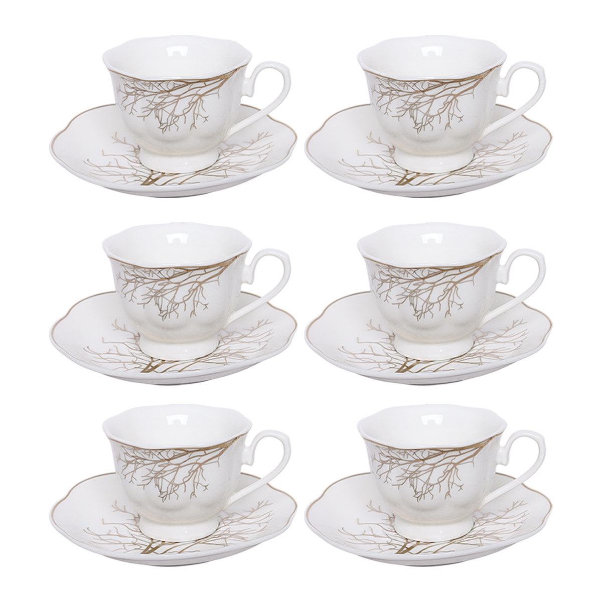 Coffee Cup Ceramic Set 12 Pieces
