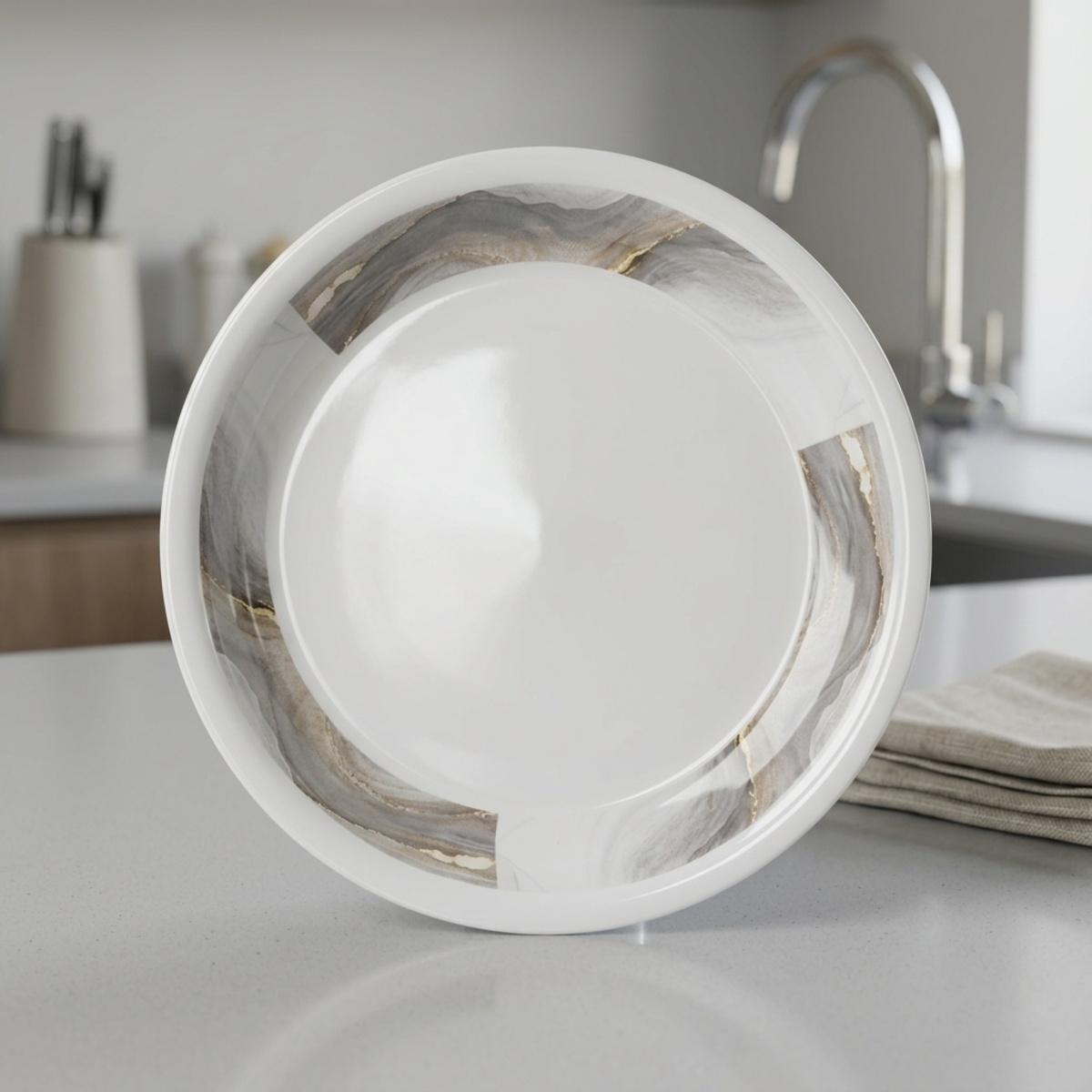 Round Melamine Tray 20 Inch