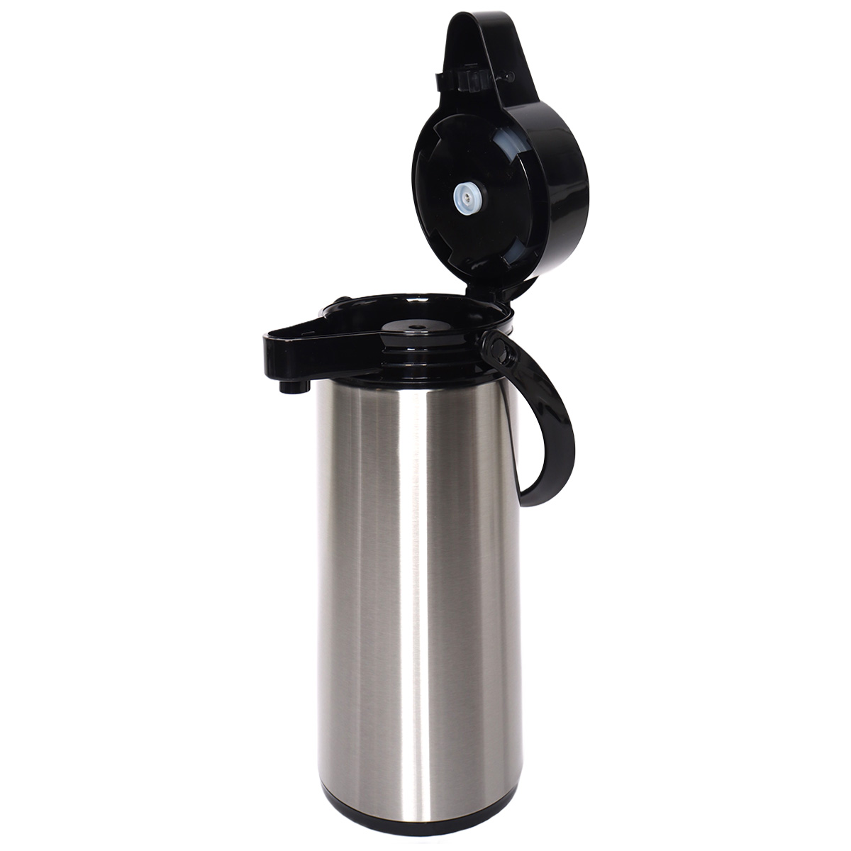 Flask Stainless Steel Body 1.9L Silver Black