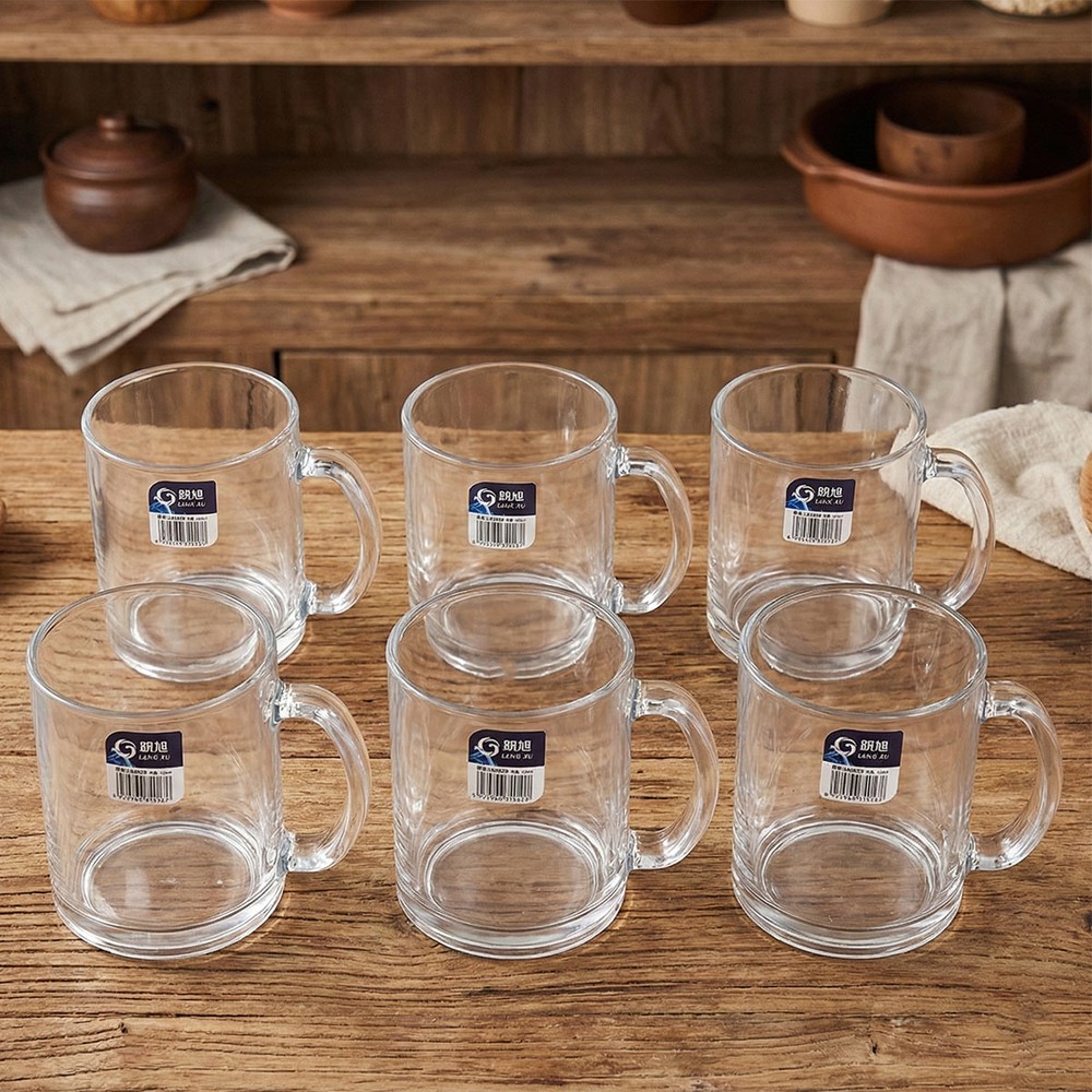 Mug Glass 6Pcs