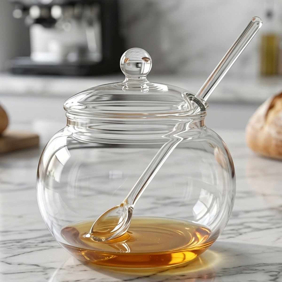 Glass Sugar Bowl 400ml