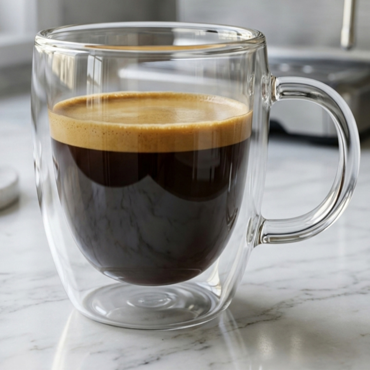 Double-Walled Glass Mug 80ml