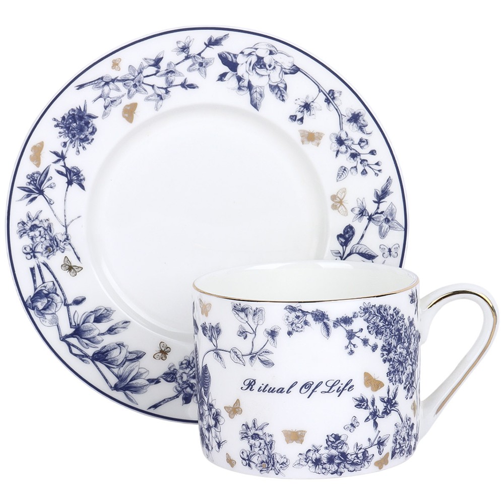 Cup Saucer Ceremic 2 Pieces