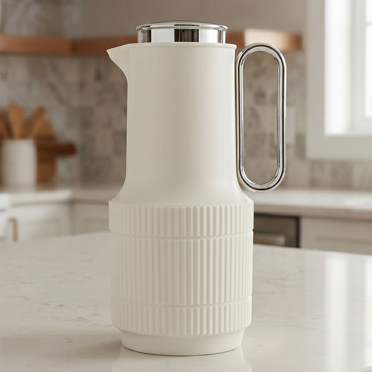 Flask Plastic Body White