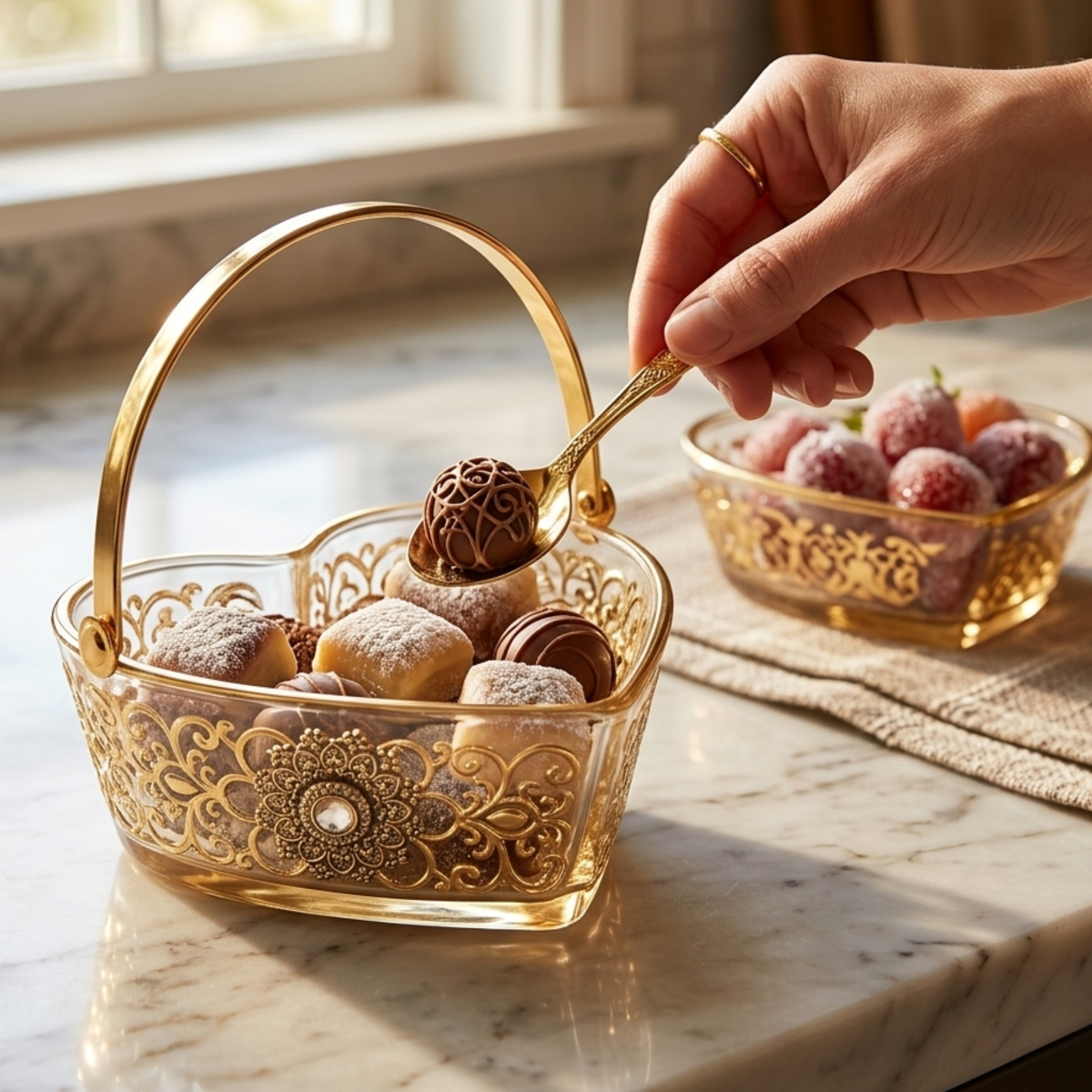 Single Heart Shaped Candy Bowl With Lid
