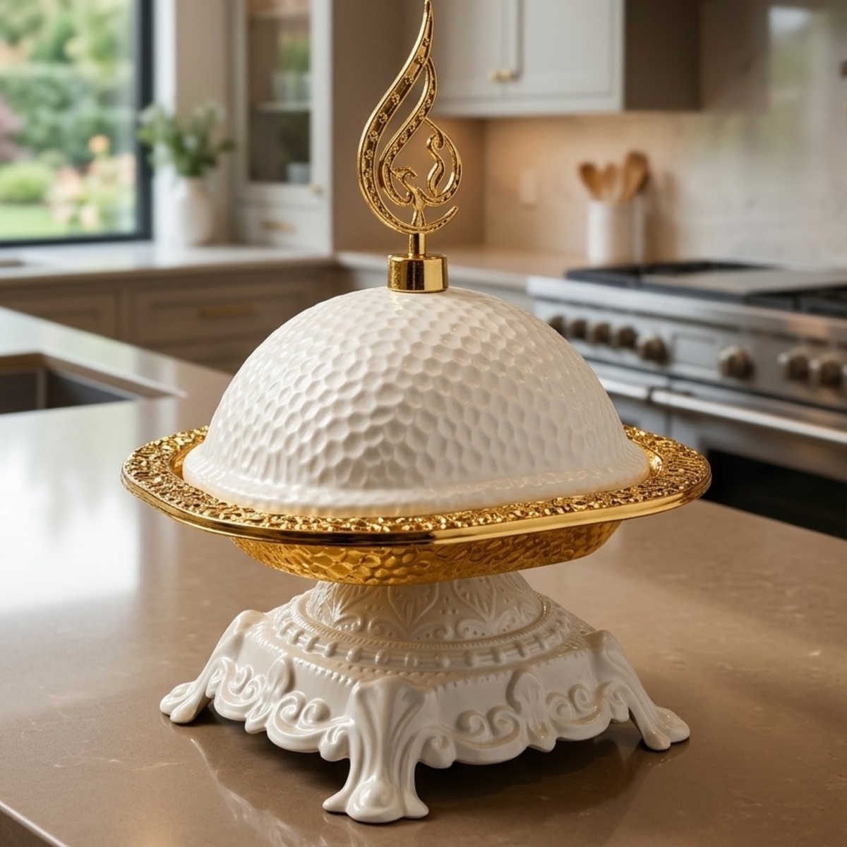 Decorative Candy Bowl With Lid