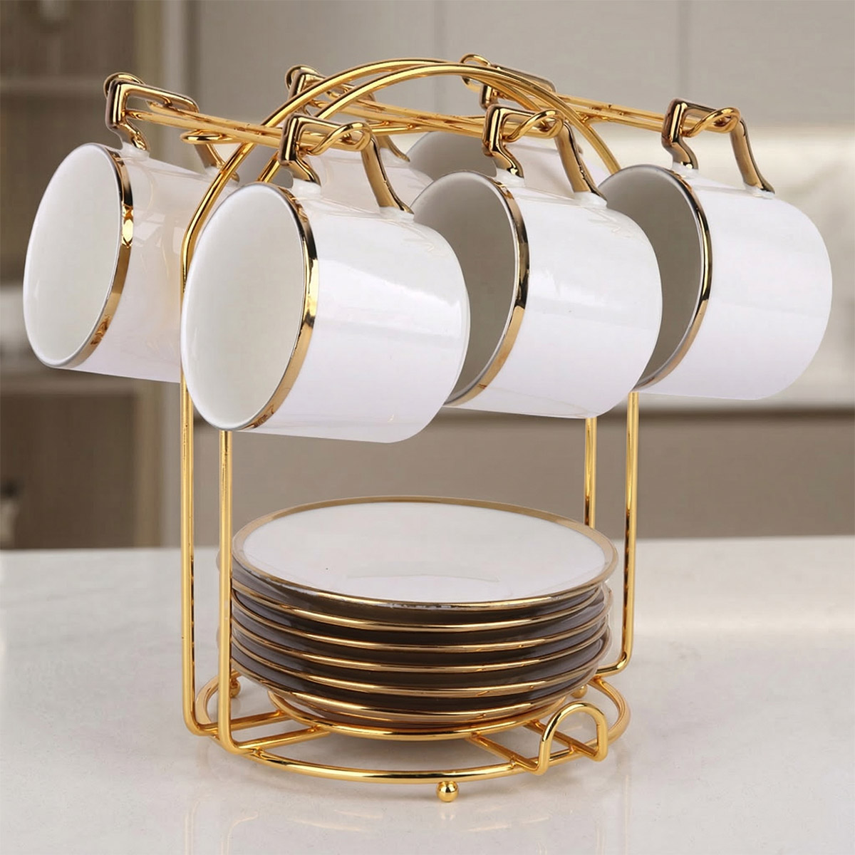 Coffee Cup Saucer 12 Pieces