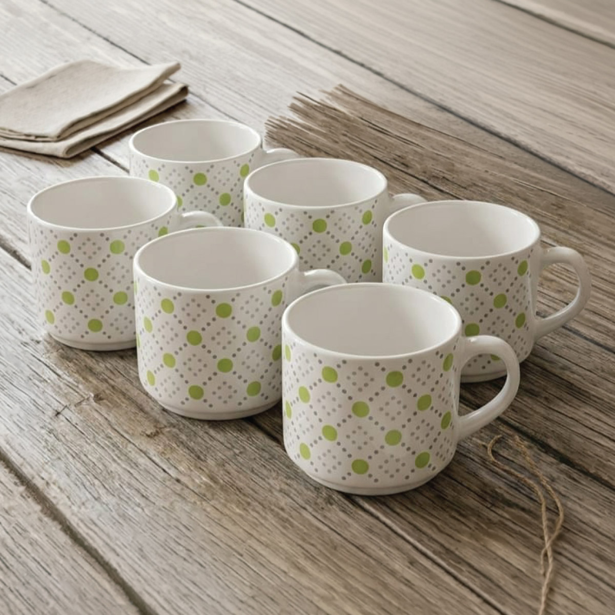 Ceramic Coffee Mug Set 6 Pieces