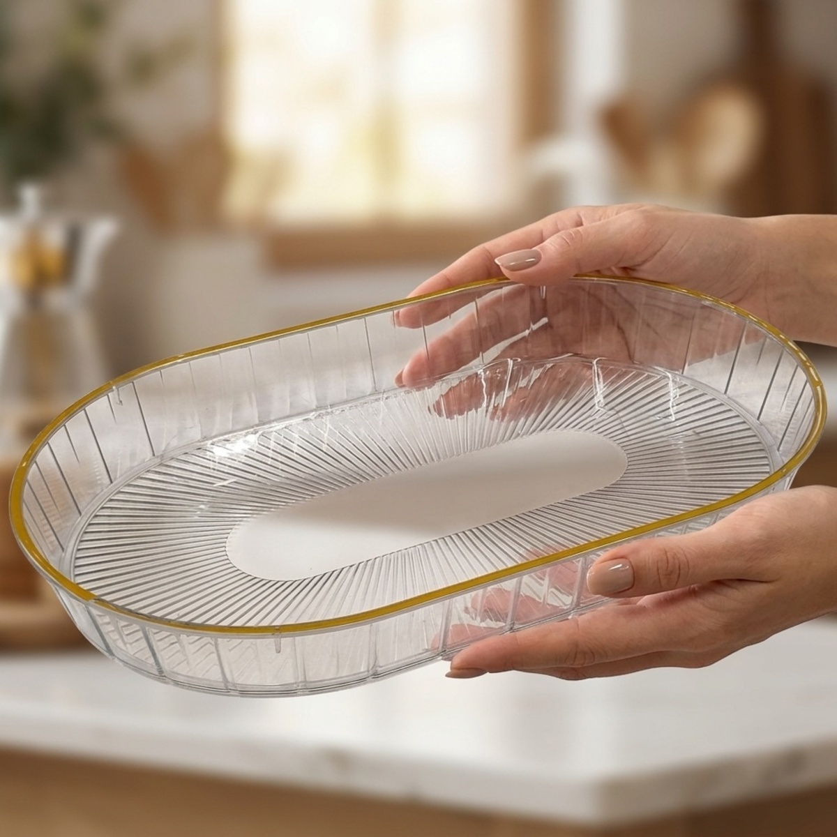 Plastic Tray Rectangle Large