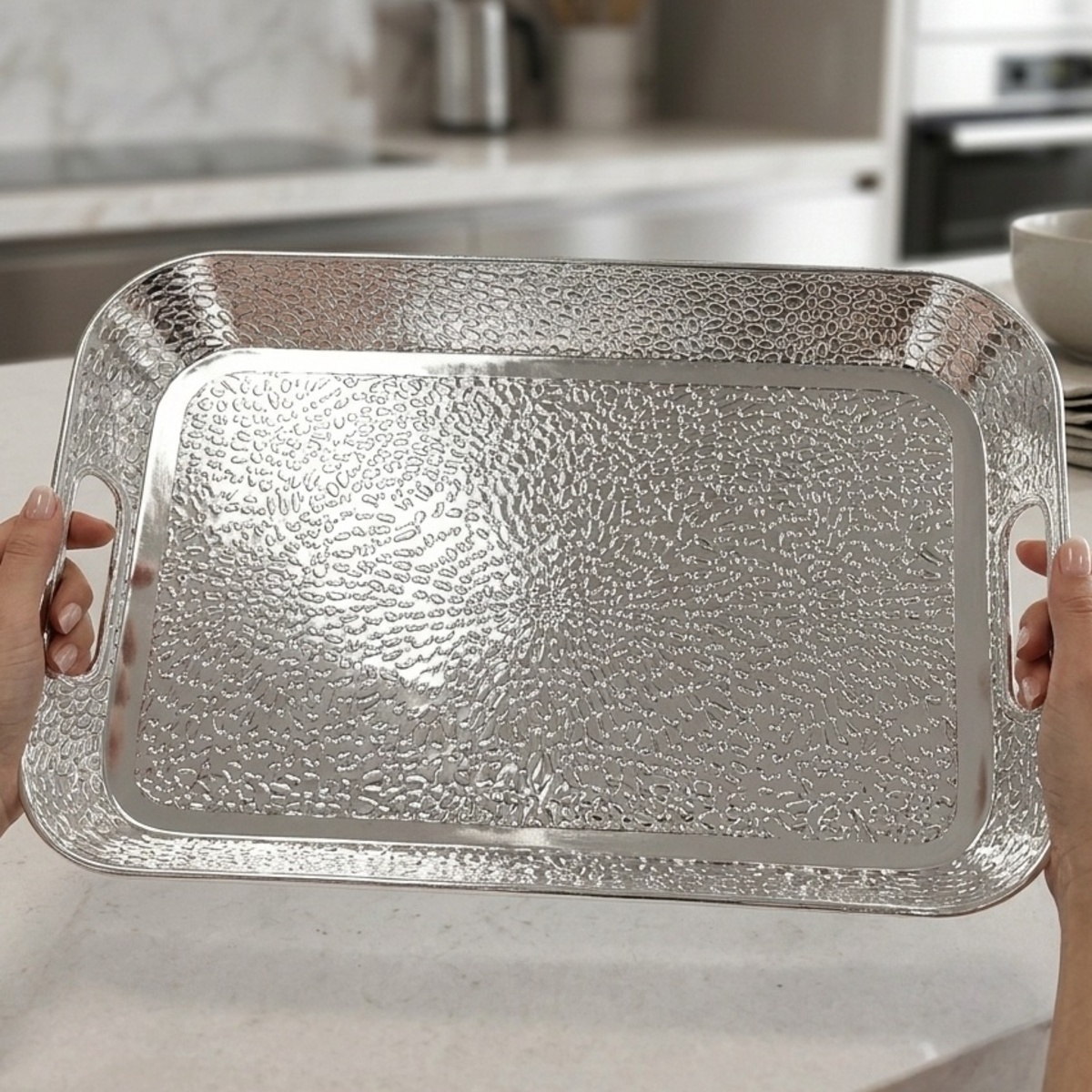 Plastic Tray Rectangle 37x25x4