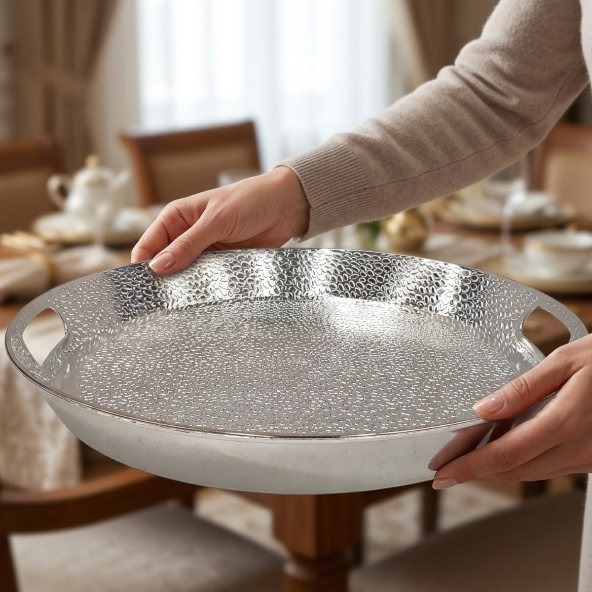 Plastic Tray Round 38x5cm