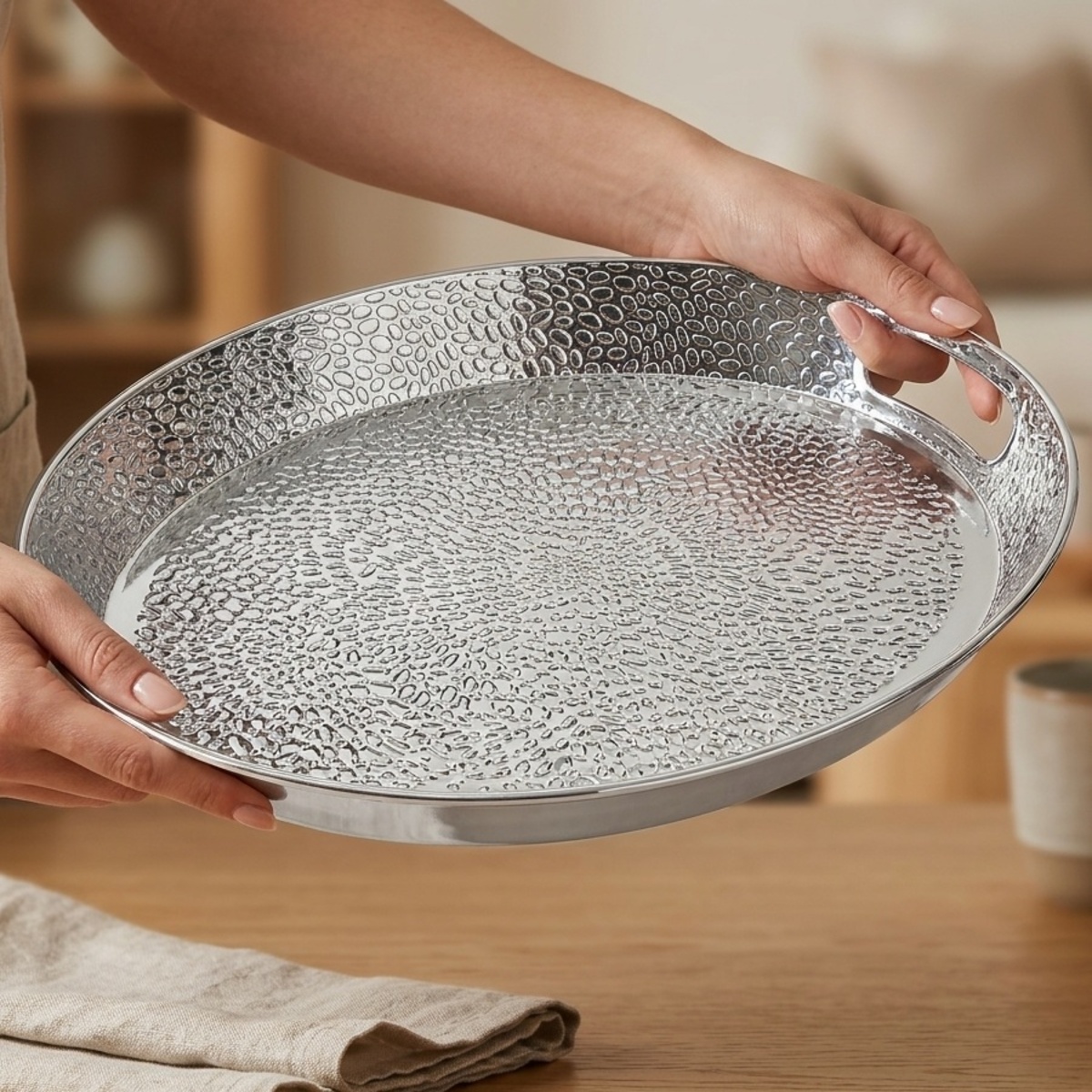 Plastic Tray Oval 37x25x4