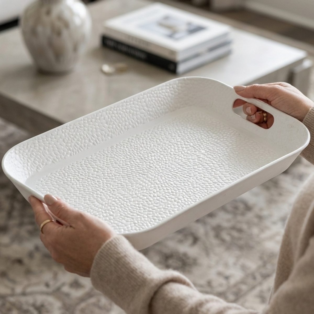 Plastic Tray Rectangle 42x29x4.5