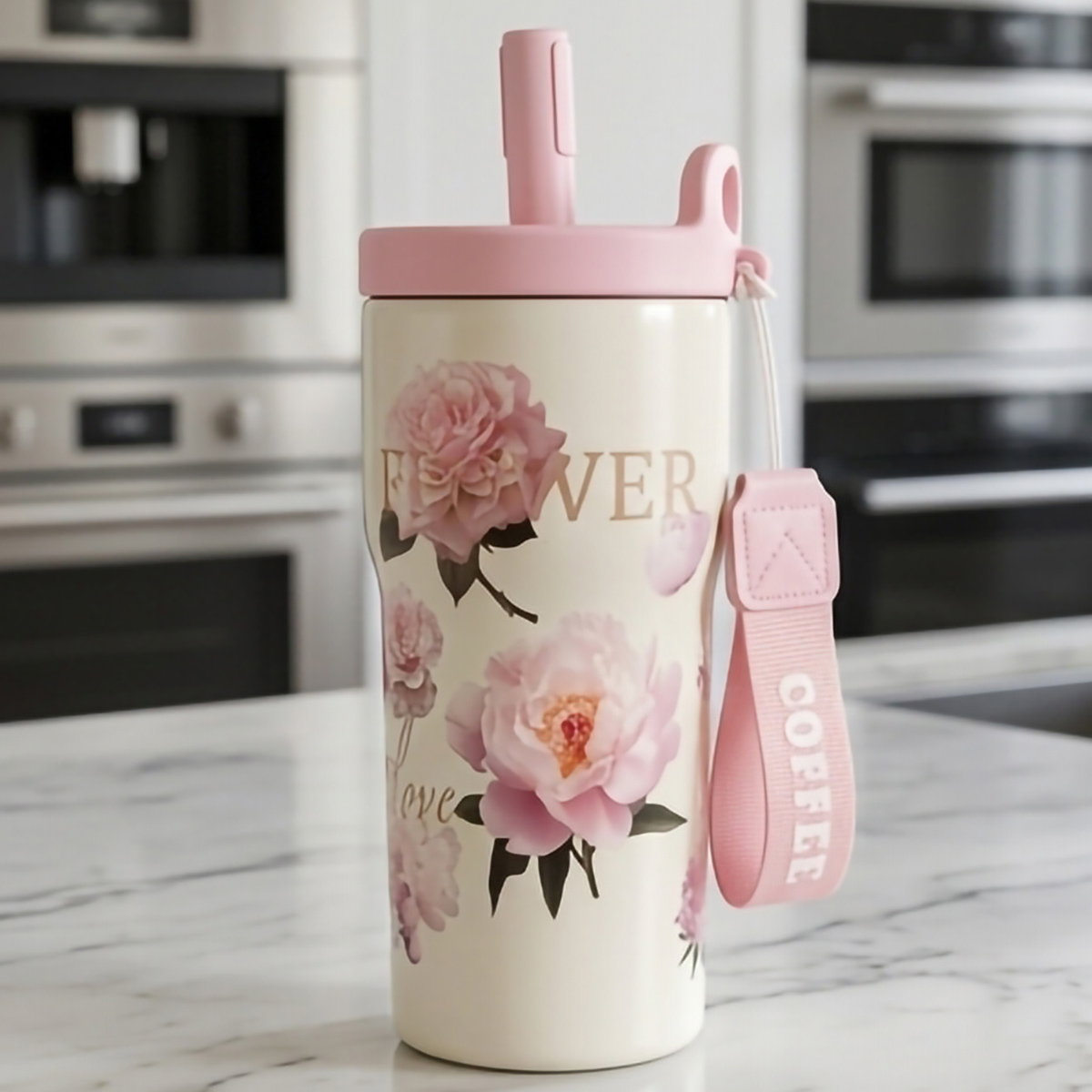 Floral Travel Mug 550ml