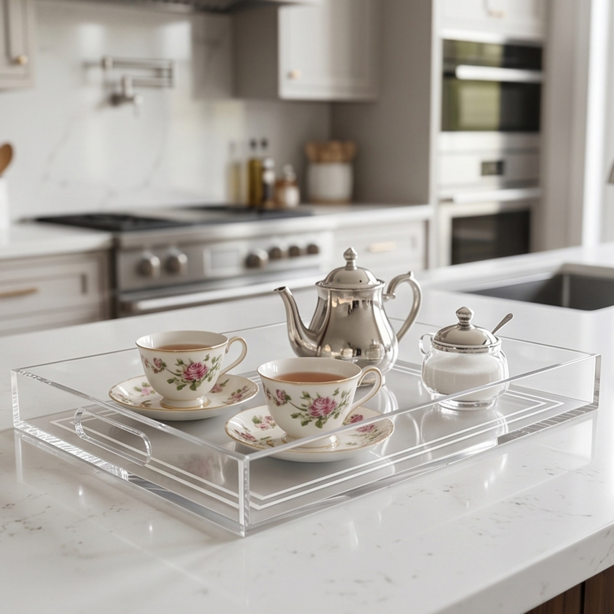 Acrylic Tray Rectangle 52x30x6.5