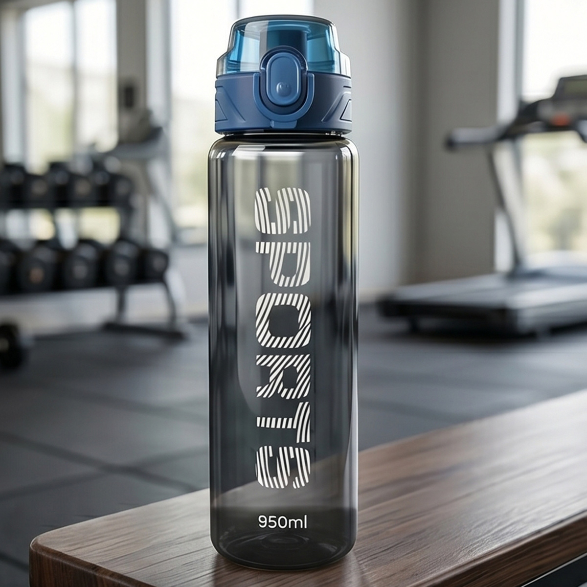 Plastic Water Bottle Green