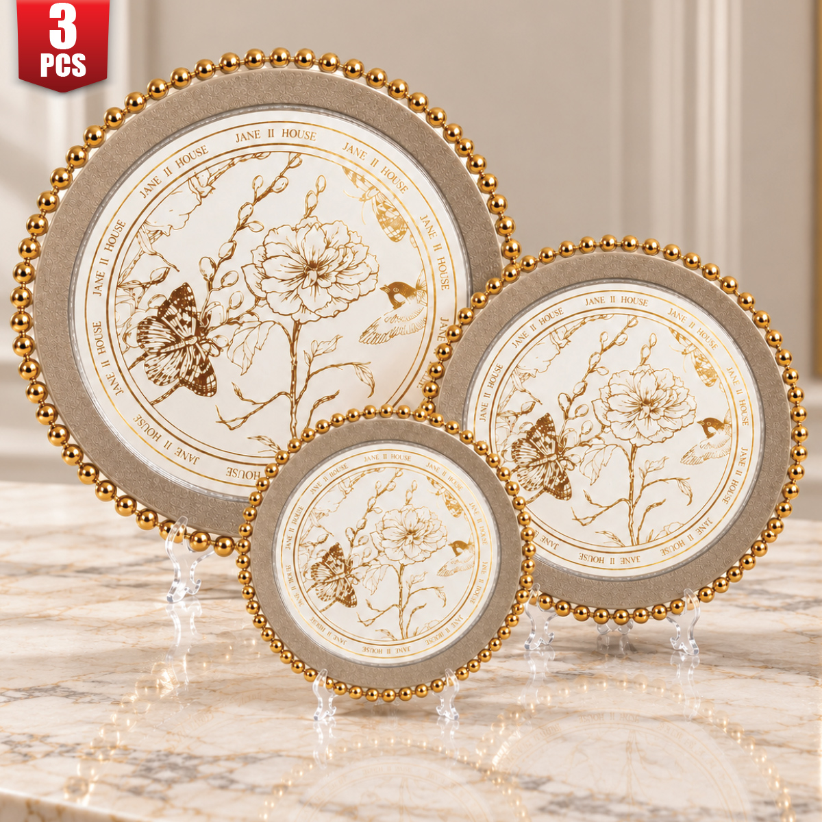 Decorative Tray Set 3 Pieces