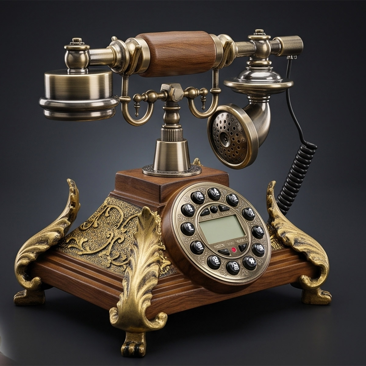Vintage Antique Style Telephone Figure