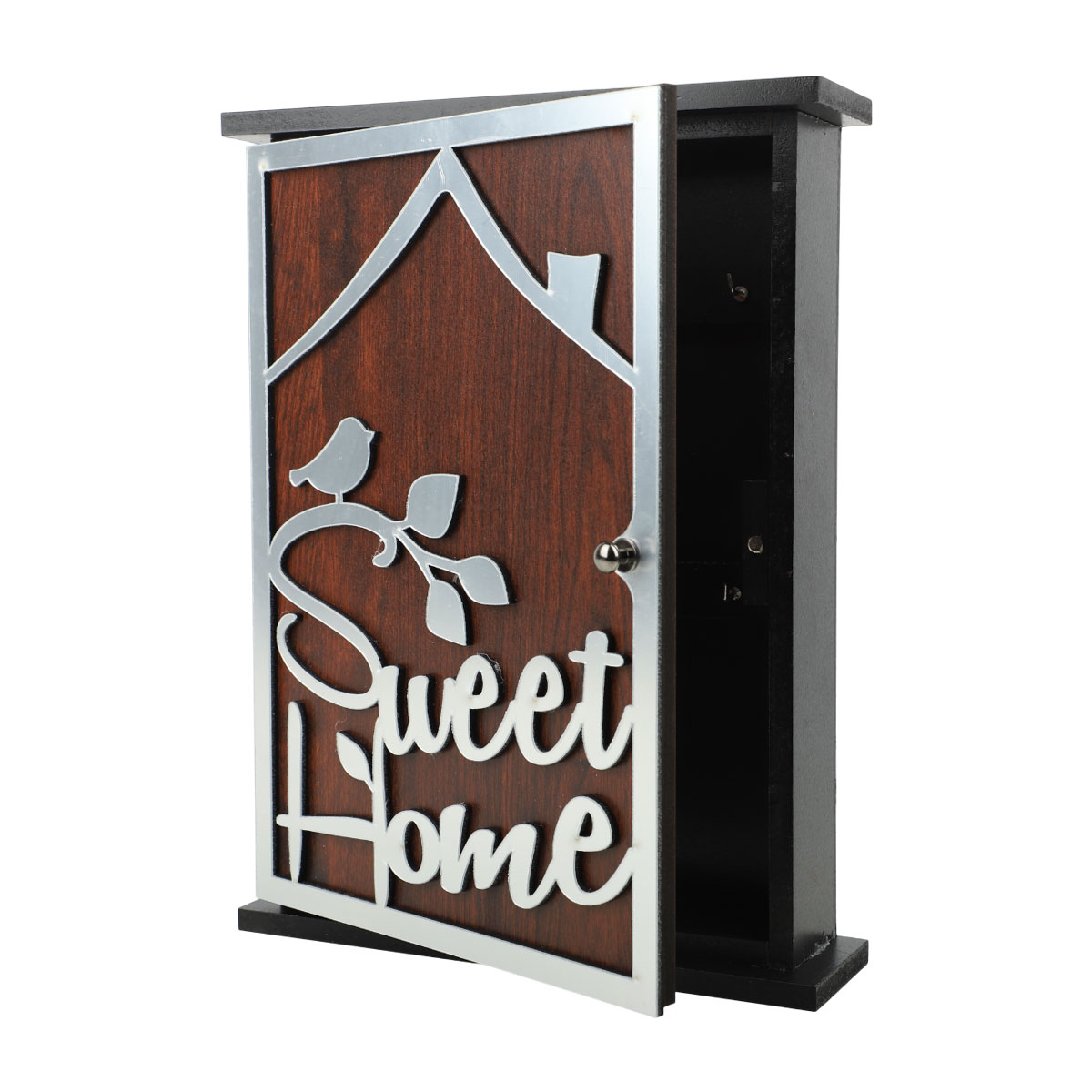 Acrylic Key Box Wooded