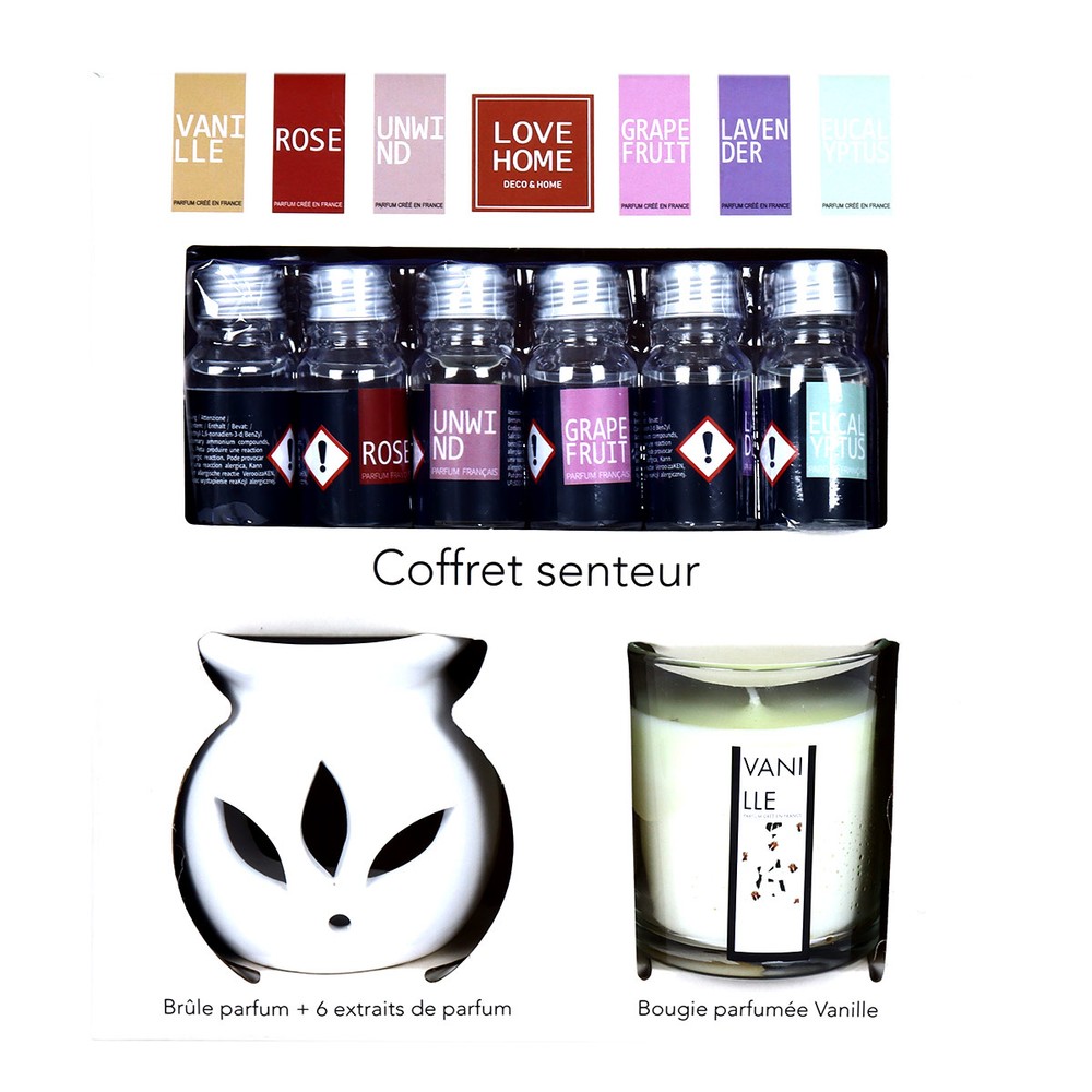 Coffret Senteur Burner With Oil Set