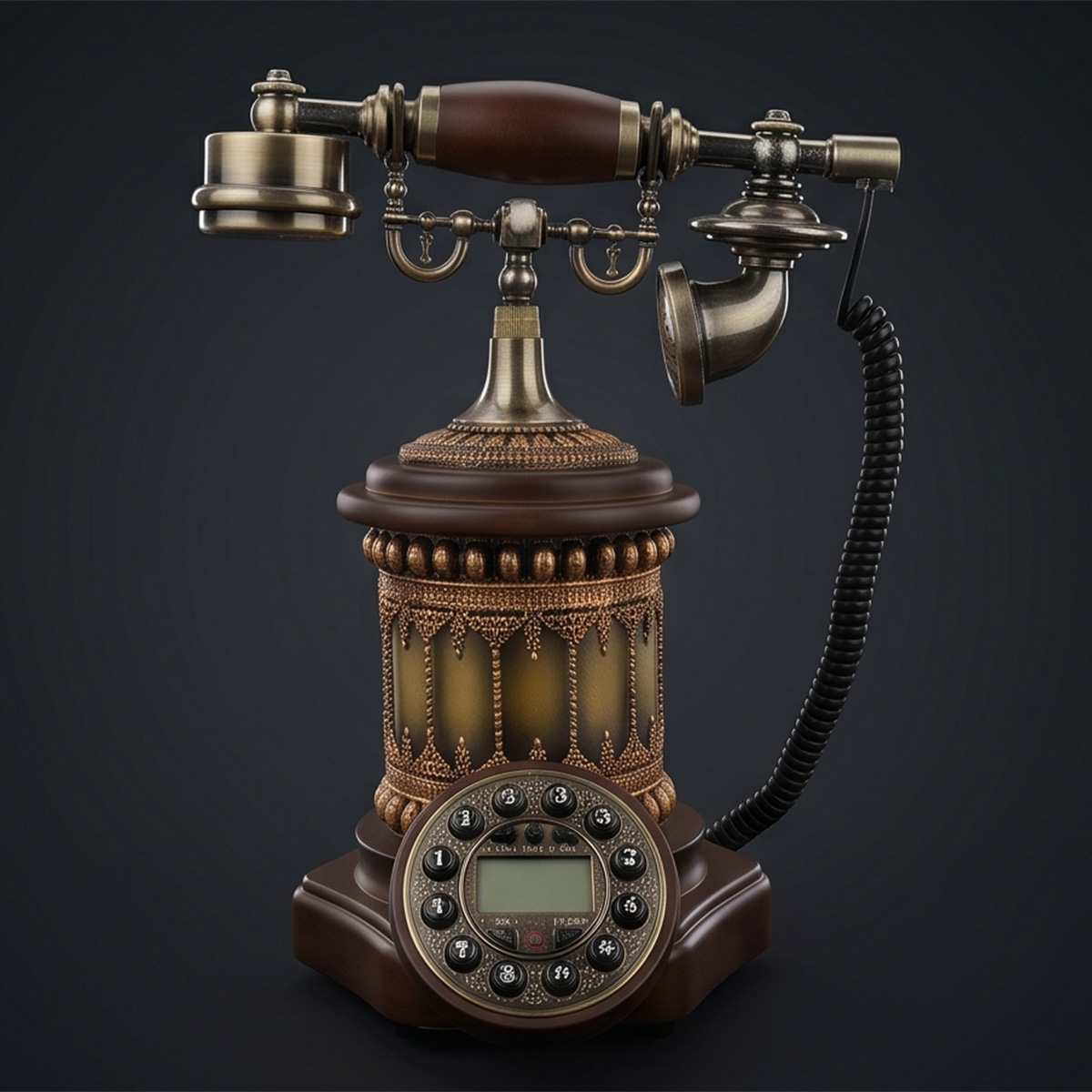 Old Fashion Vintage Telephone Figure
