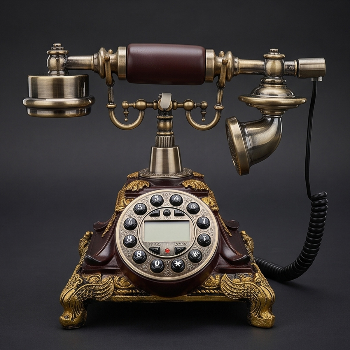 Antique Style Vintage Telephone Figure