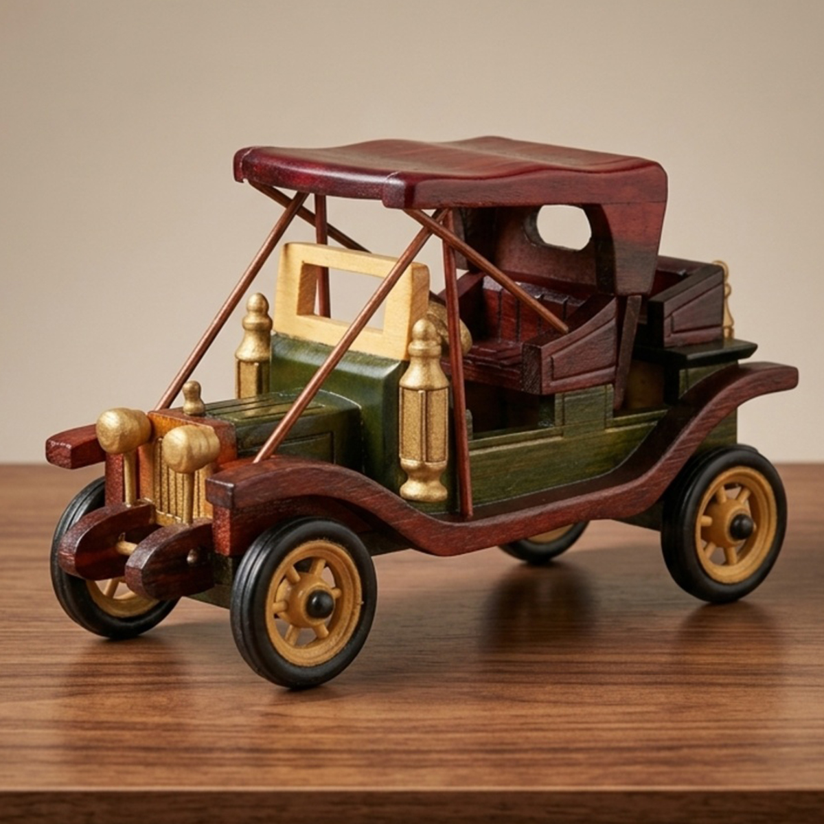 Wooden Decoration Car Medium