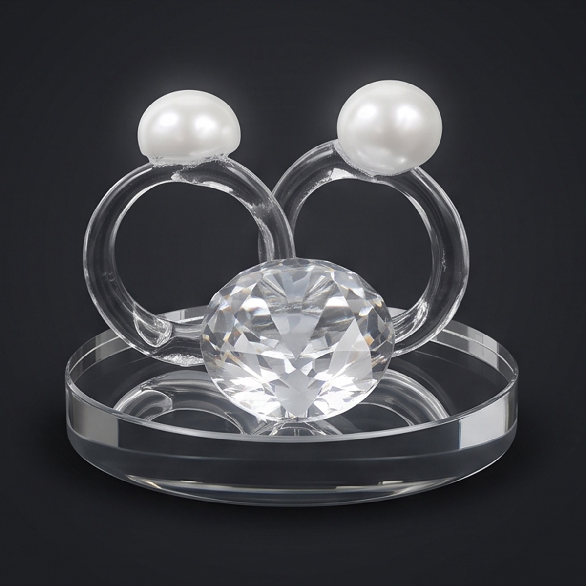 Crystal Ring Figurine