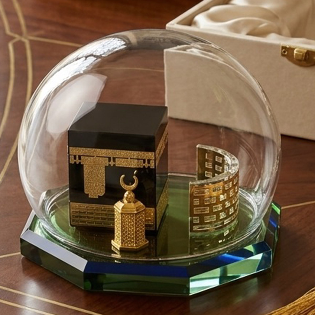 Crystal Dome Kaaba and Medina Replica