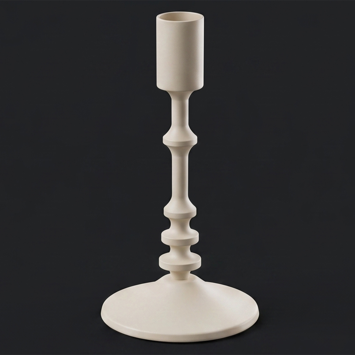 Tapered Metal Candlestick Holder Small
