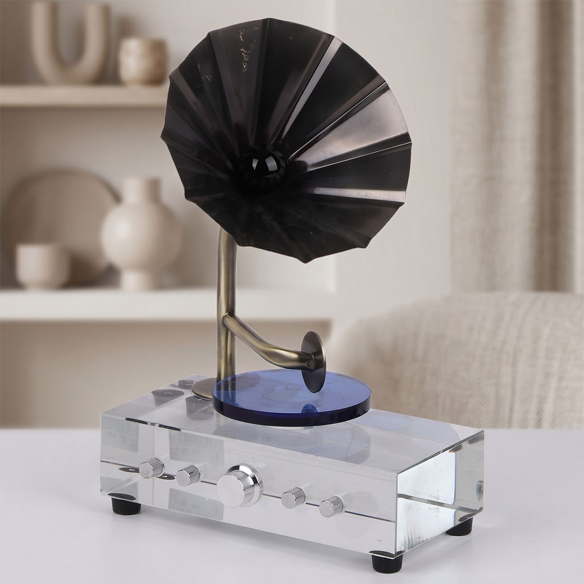 Crystal Gramophone For Decoration | Home Decor | Souvenirs & Antiques Crystal Gramophone For Decoration | Home Decor | Souvenirs & Antiques