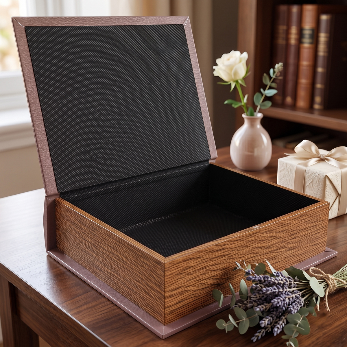 Book Design Decorative Box Large