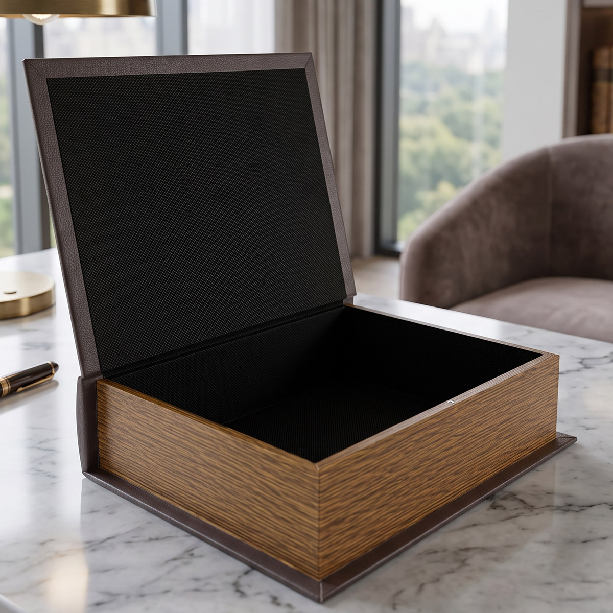 Antique Decoration Book Storage Box Small