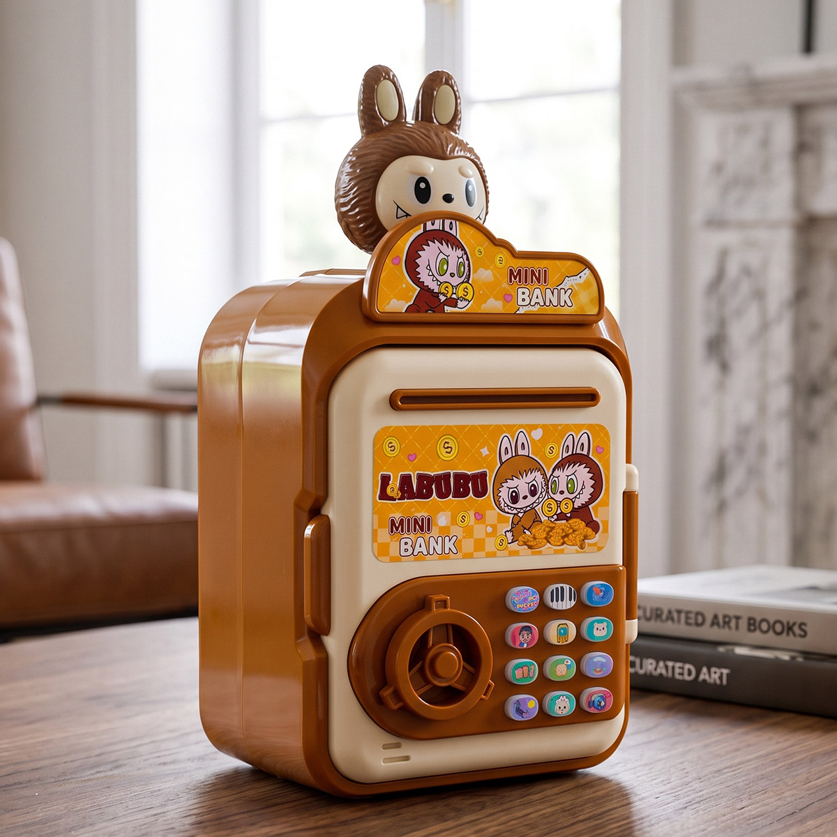 Labubu Mini Money Bank with Number Lock