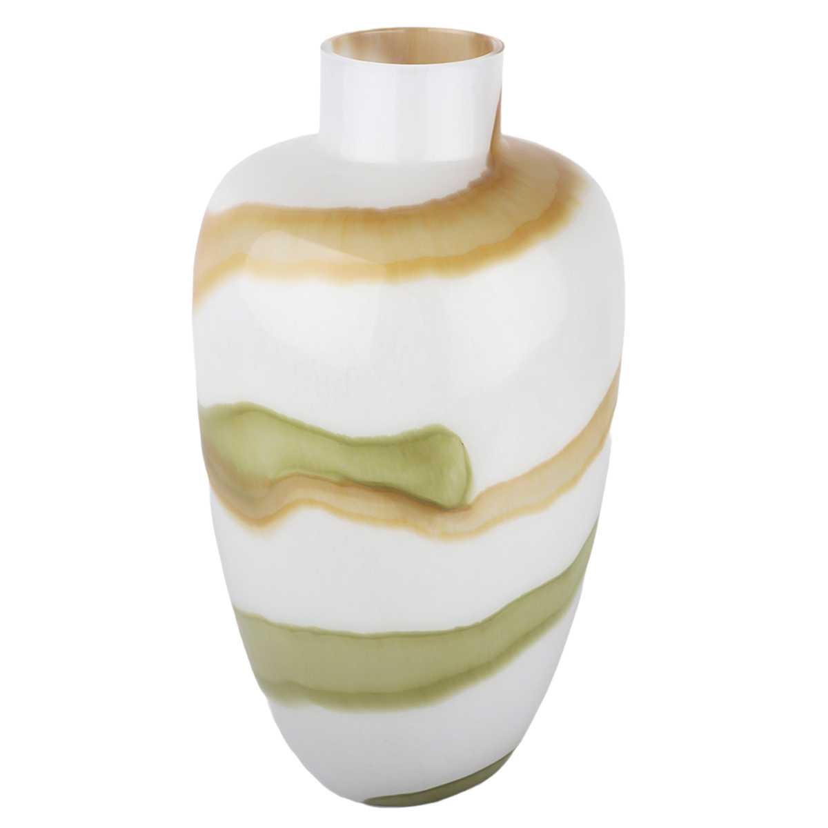 Striped Glass Vase