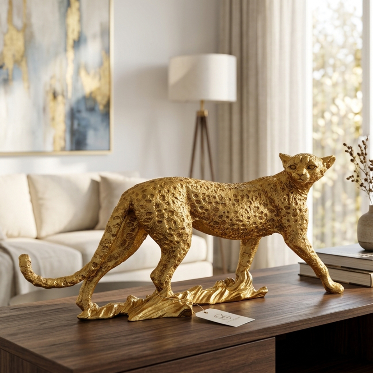 Decorative Leopard Figure