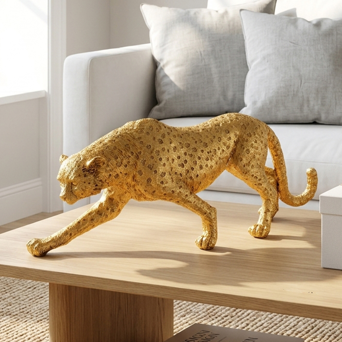 Decorative Leopard Figure