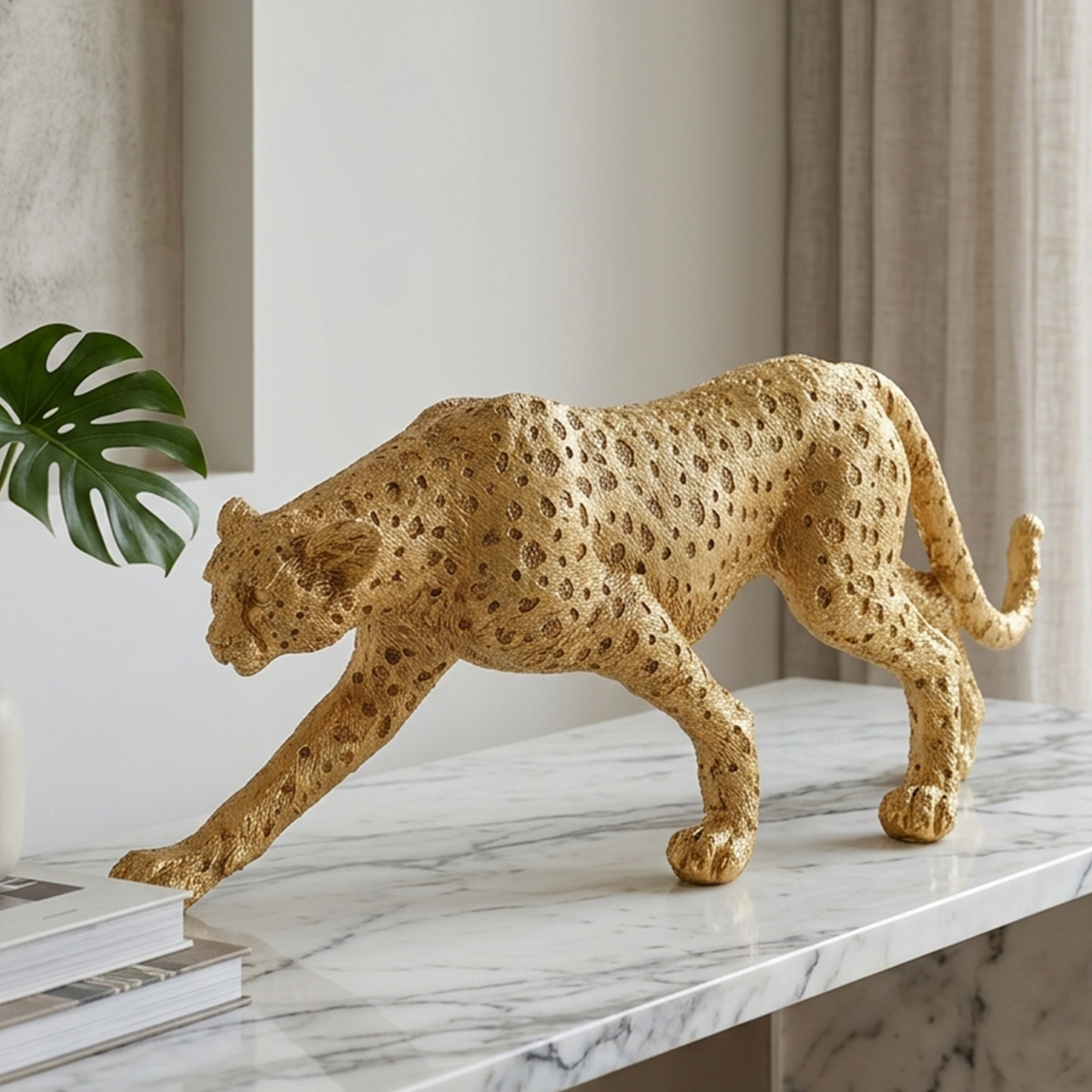 Decorative Leopard Figure