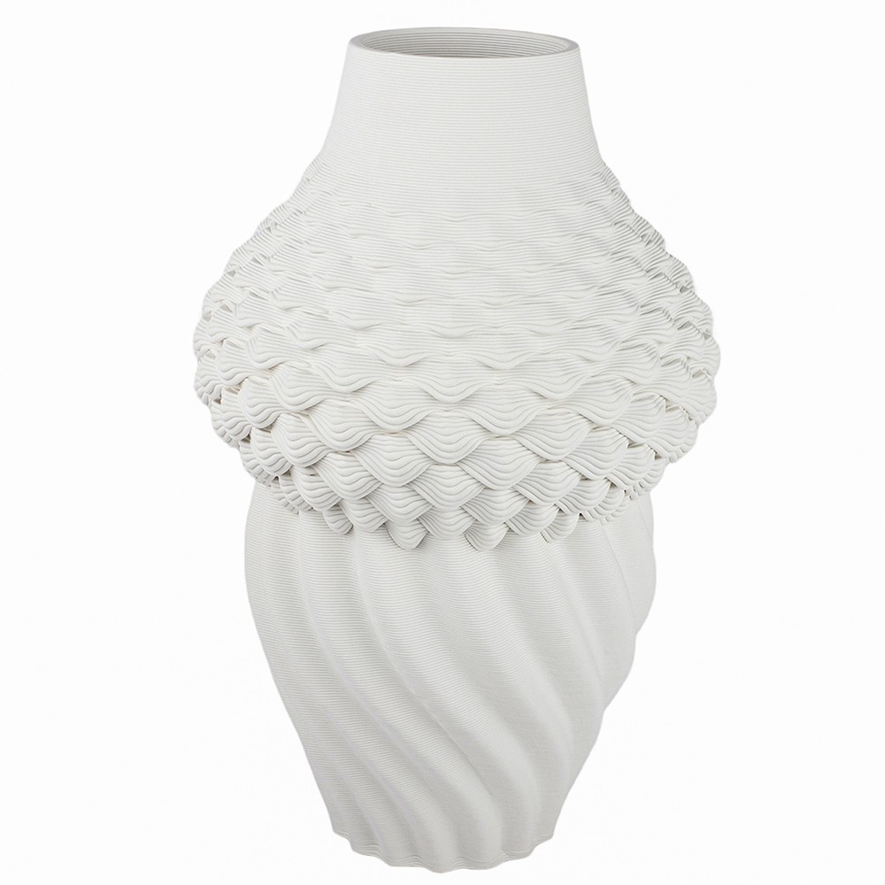 Flower Ceramic Base 17x17x29cm