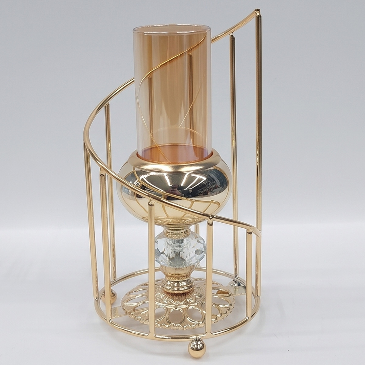 Spiral Hurricane Metal Candle Holder