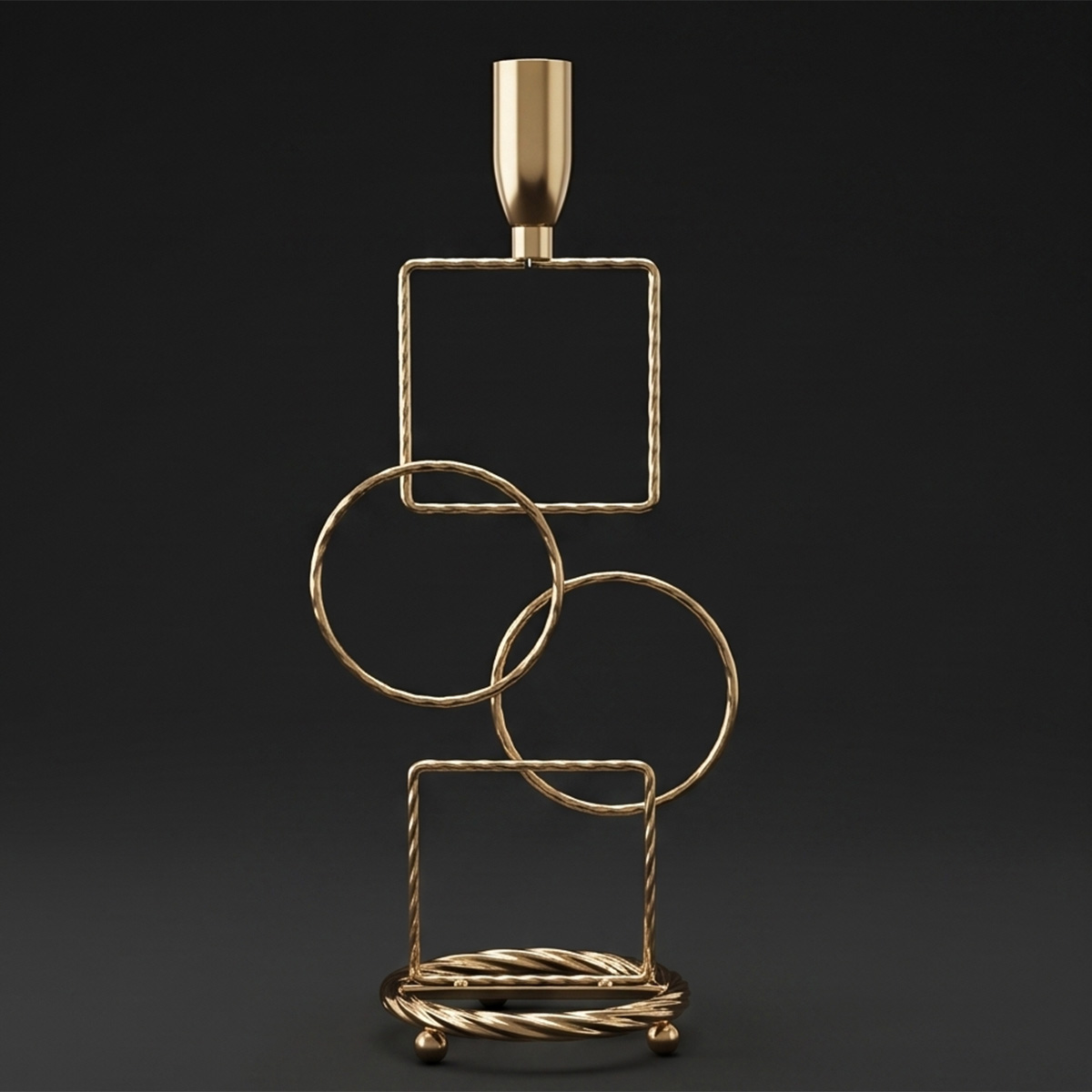 Metal Candle Holder