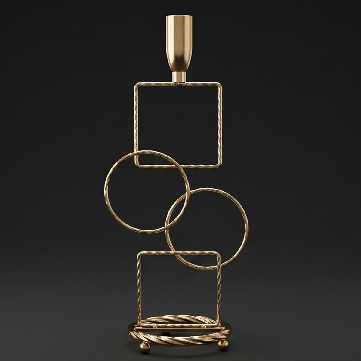 Metal Candle Holder