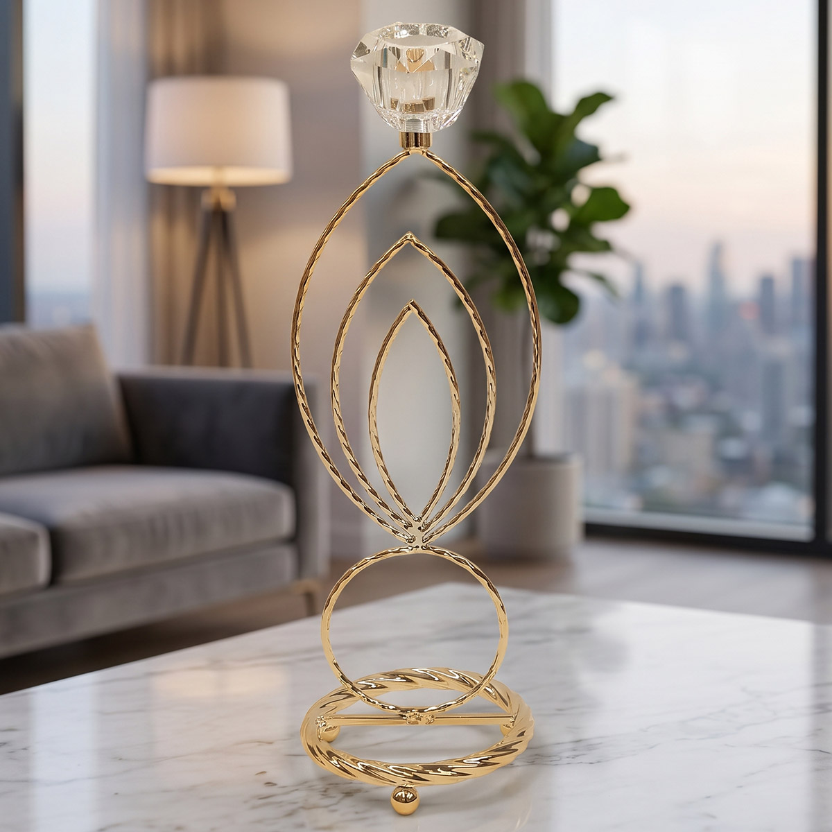 Metal Candle Holder