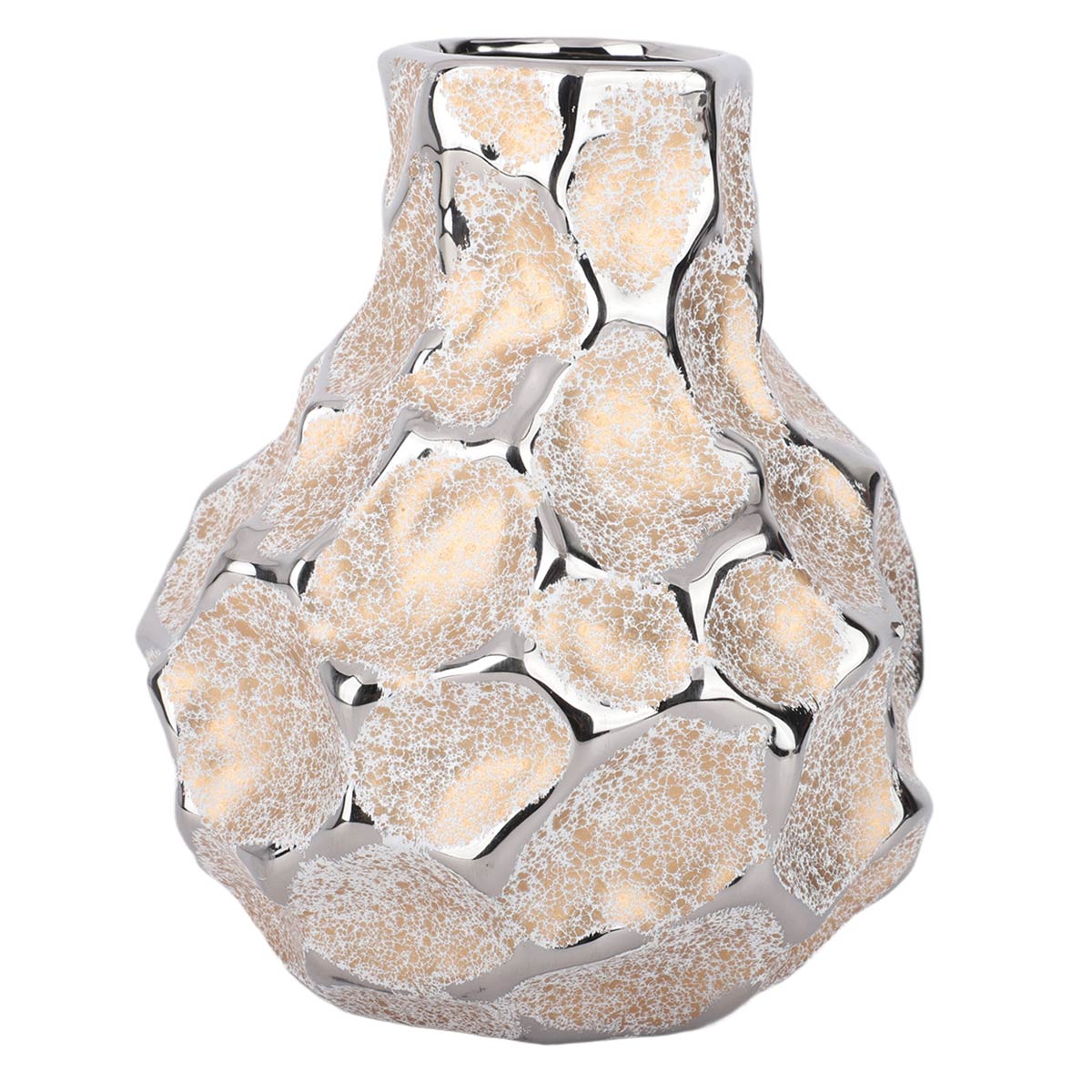 Ceramic Vase Silver