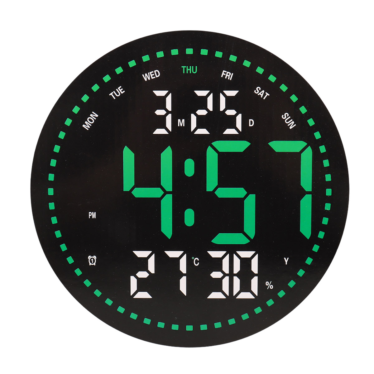 Digital Clock Round With Remote
